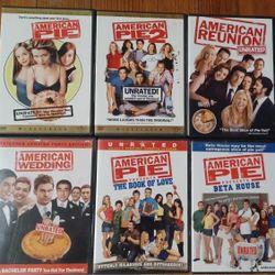 American Pie DVD Lot Of 6 Wedding Reunion Beta House Book Love