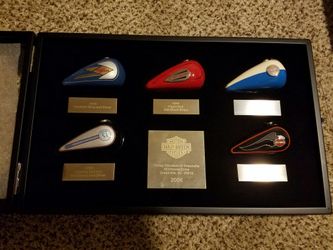 Harley Davidson Collectible Tank Set