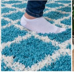 Shag Tesla me White rug 6x9