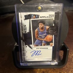 2025 Topps Jase Richardson New Applicants Autograph
