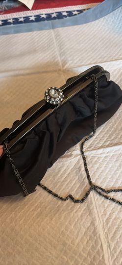 Black vintage purse