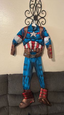 Boys Medium Captain America Costume