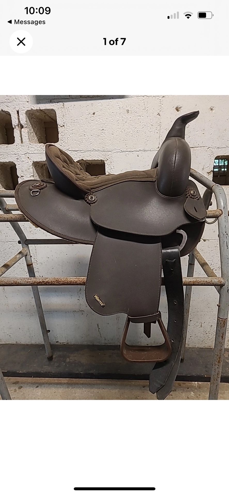 12" Wintec Western Saddle