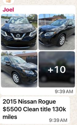 2015 Nissan rogué S V   AWD