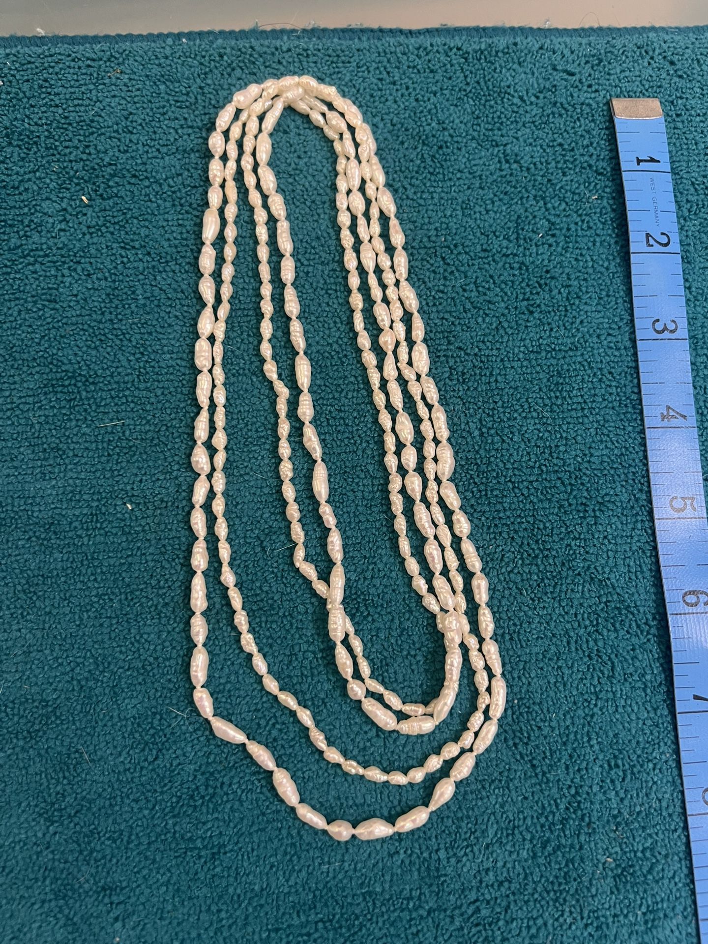 Pair of Freshwater/Rice Pearl Necklaces