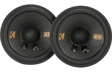  Kicker  51KSC2704 On Sale KS Series 2.75" 100W Peak Power Handling 4 Ohm, Midrange Car Speakers (pair) with Custom Brackets for select GM, Chrysler, 