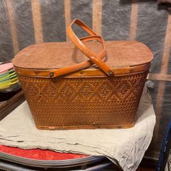 Wicker Picnic Basket