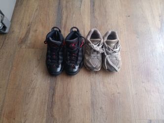 New Balance 9060 and Air Jordans 6 rings both size 12c bundle