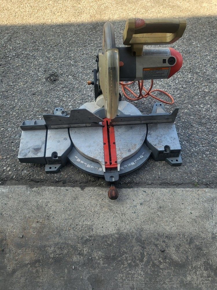 Ridgid 12" Miter Saw Tool Shop Tools Garage