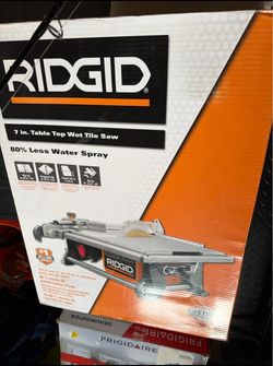 RIDGID 7 in. Table Top Wet Tile Saw