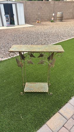 Wrought Iron Console Table