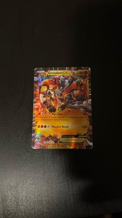 Groudon EX Pokémon Holo Trading Card