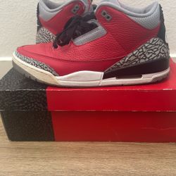 Air Jordan 3 Retro Fire Reds Cements 