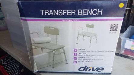 New transfer bench bathroom safety