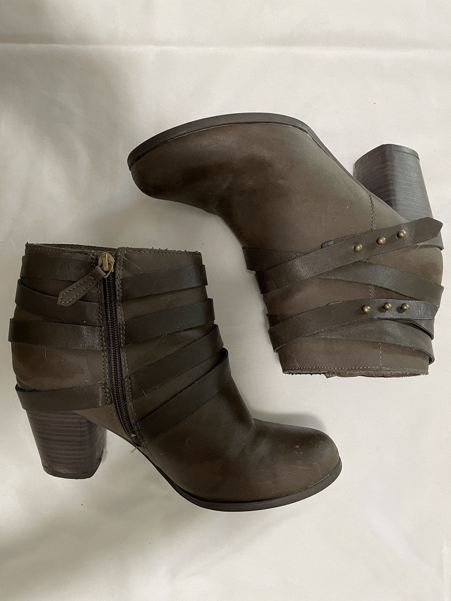 Pleather Boots - Size 8