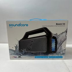 New soundcore Boom 2 Bluetooth Speaker Black A3138