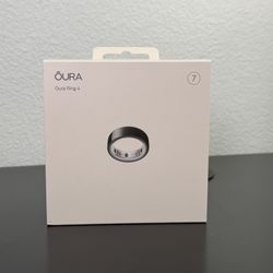 BRAND NEW: Oura Ring 4 BLACK (size 7) 
