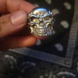 Silver Steel, Skull 💀 Ring