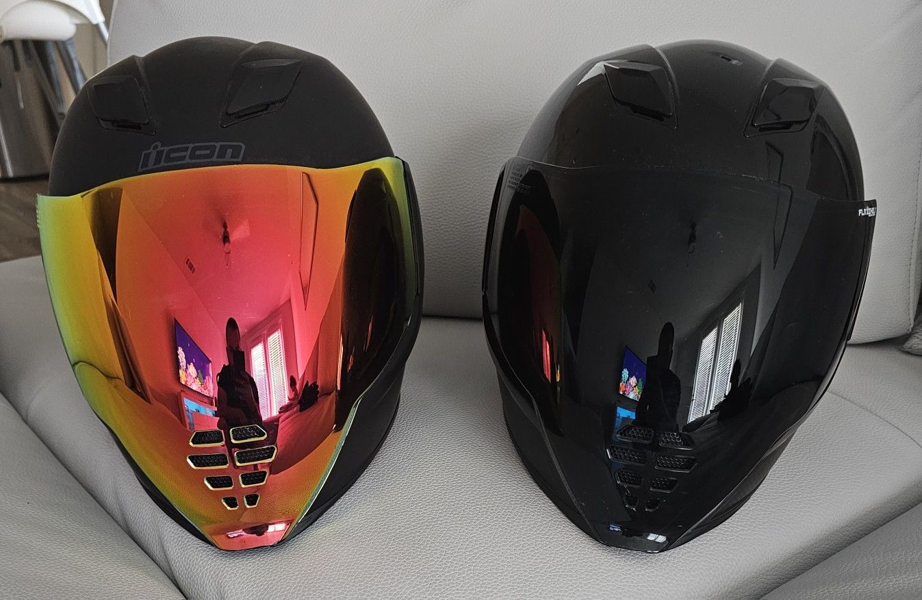 Motorcycle Helmets Icon Airflite Size S