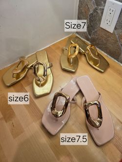 New Coutgo Women's Flat Sandals Comfortable Flip Flop Slide Sandles .15 .00 Each
