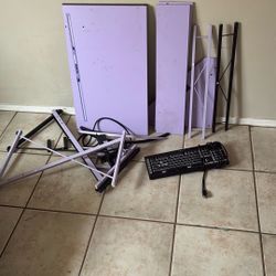 Seven Warrior Gaming Table With Keyboard 