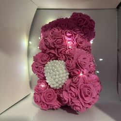 teddy bear with lights- san valentin arreglos! regalos-detalles-love