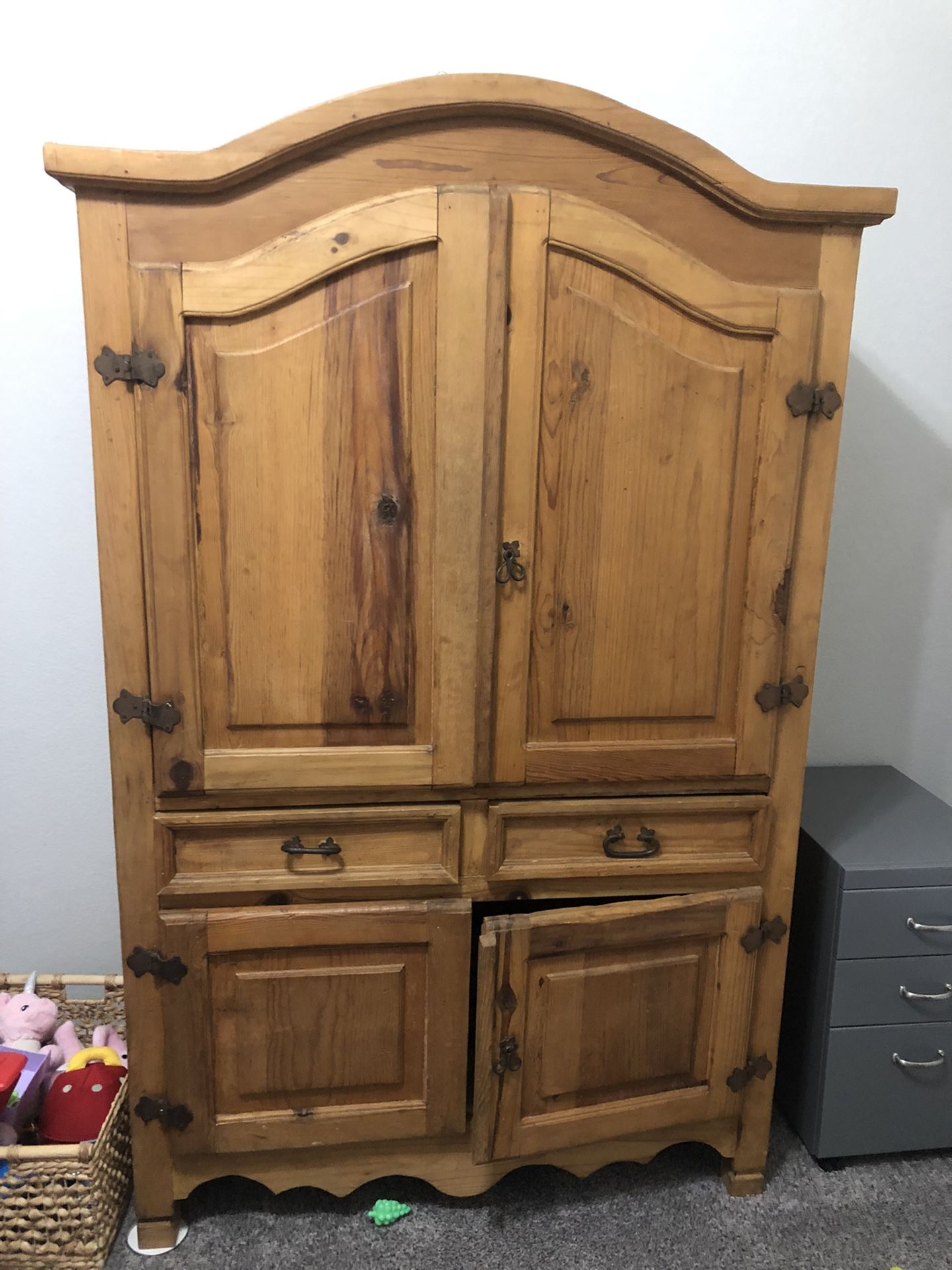 Armoire  4’ x 6.5’  23 Inches Deep $40