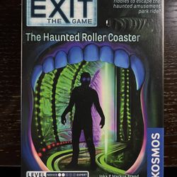 EXIT: The Haunted House Game EXIT: The Game is a series of escape room games for the home. Players must solve riddles and puzzles and crack codes to e