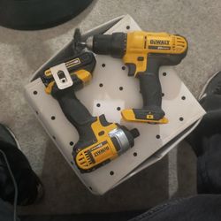 DeWalt 20v impact and drill 