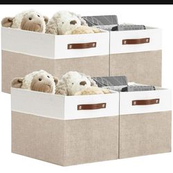 NEW 4 Easter baskets storage bins 15 x 13 x 13