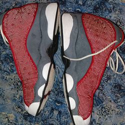 6.5 Youth Retro 13's Jordan's Blue and Red