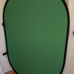 3x5ft Green & Blue Screen Backdrop for Photography, 2-in-1 Collapsible