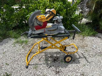 DeWalt Miter Saw with Rolling Stand