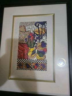Signed art by artist autographed and numbered