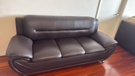 Leather sofa