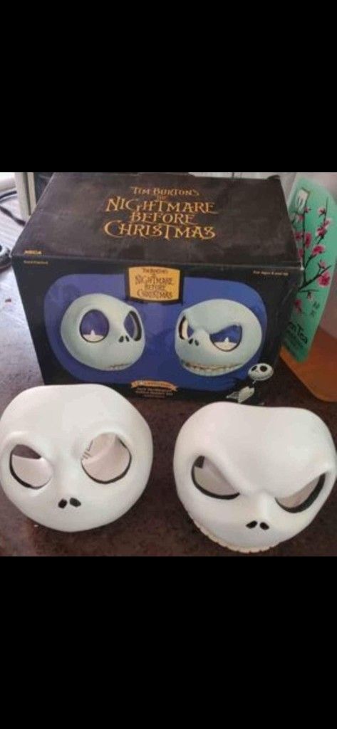 Tin Burton candle Holders