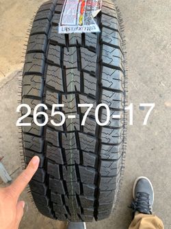 4 new lt265-70-17 Allterrain 10ply