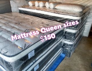 🛏️Mattress Pillow top 🔝
☑️Queen $150
☑️Full $130
☑️Twin $120
☑️King $260
☑️Cal King $260
🚚Delivery Fee $20