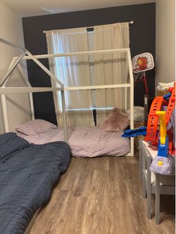 Two twin beds