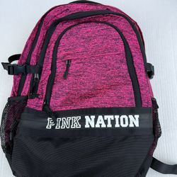 Victoria’s Secret Pink Collection Backpack Book bag Pink Nation  LE NWT