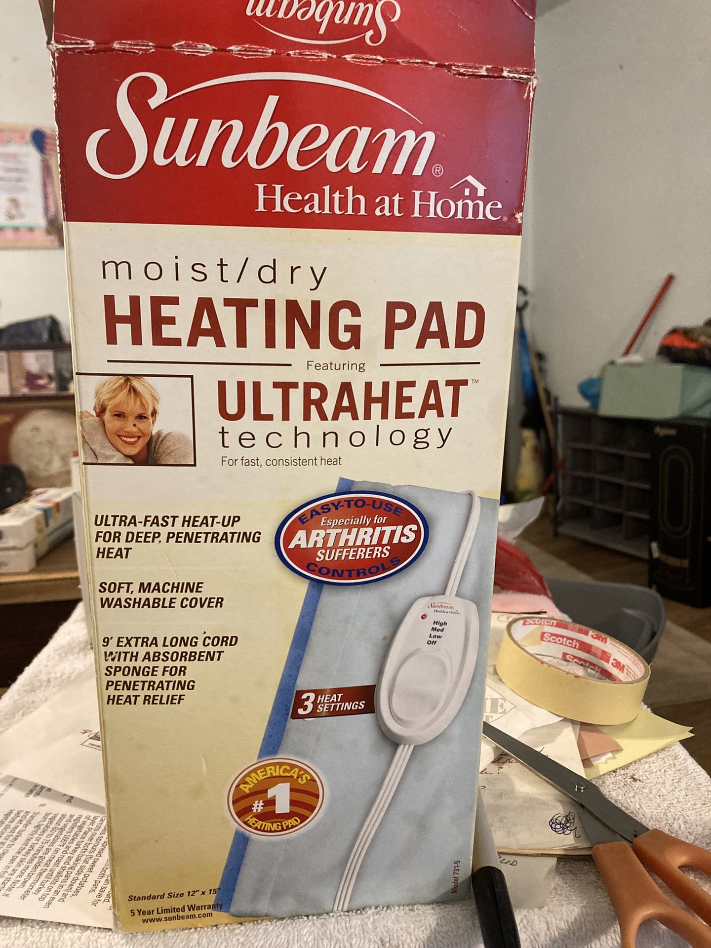 Sunbeam Moist/Dry Heating Pad