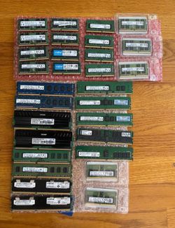Samsung Hynix Micron 4Gb 8Gb 16Gb 32Gb 64Gb Per Set of DDR2 DDR3 DDR4 DDR5 PC2 PC3 PC3L PC4 PC5 Memory RAM for Laptop Desktop & Server