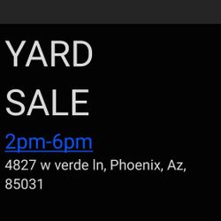 Yard SALE