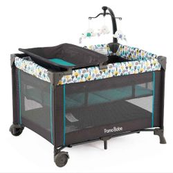 Portable Baby Playpen with Changing Table
