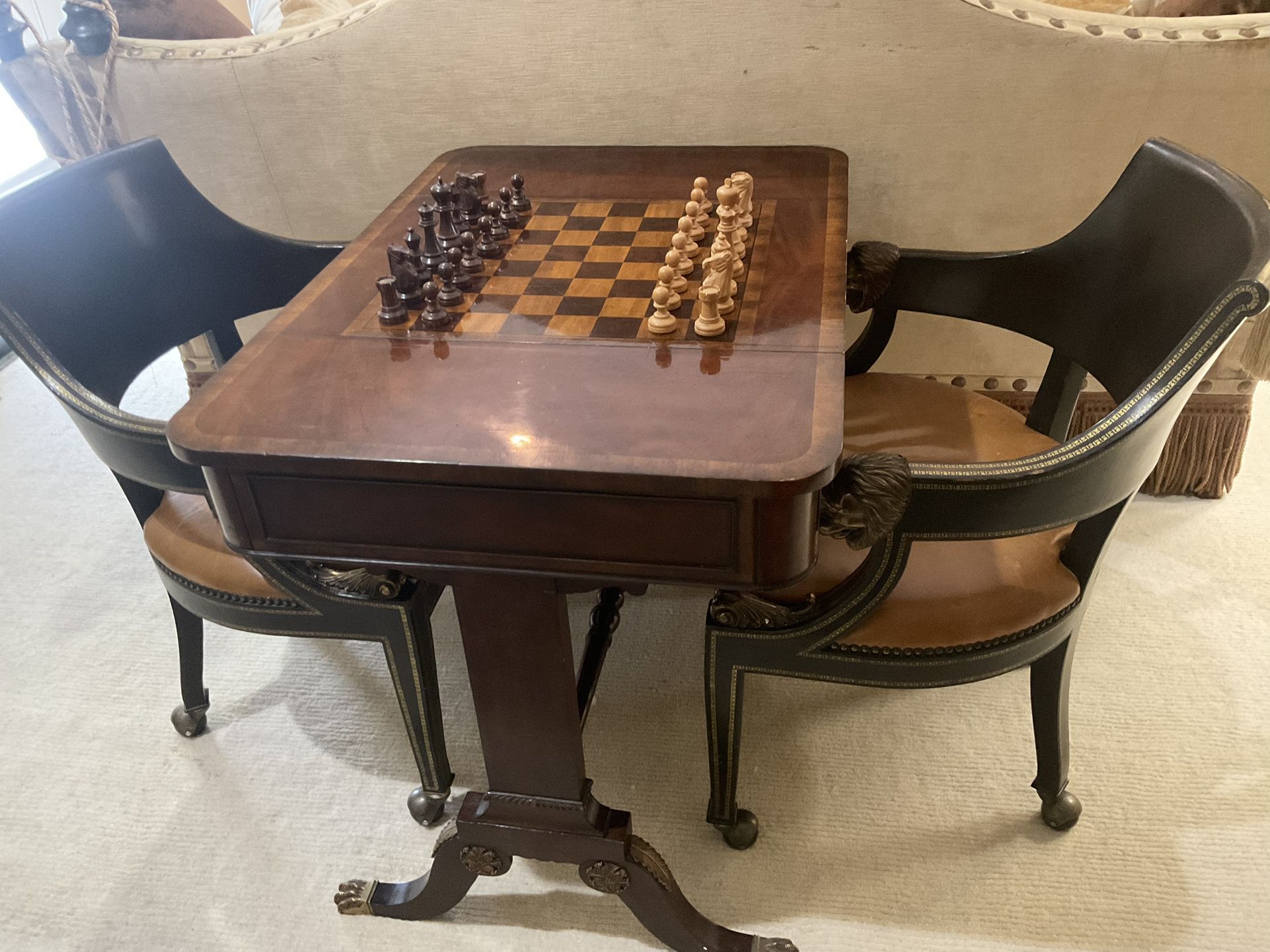 Maitland Smith Chess Table Set $2000 OBO 