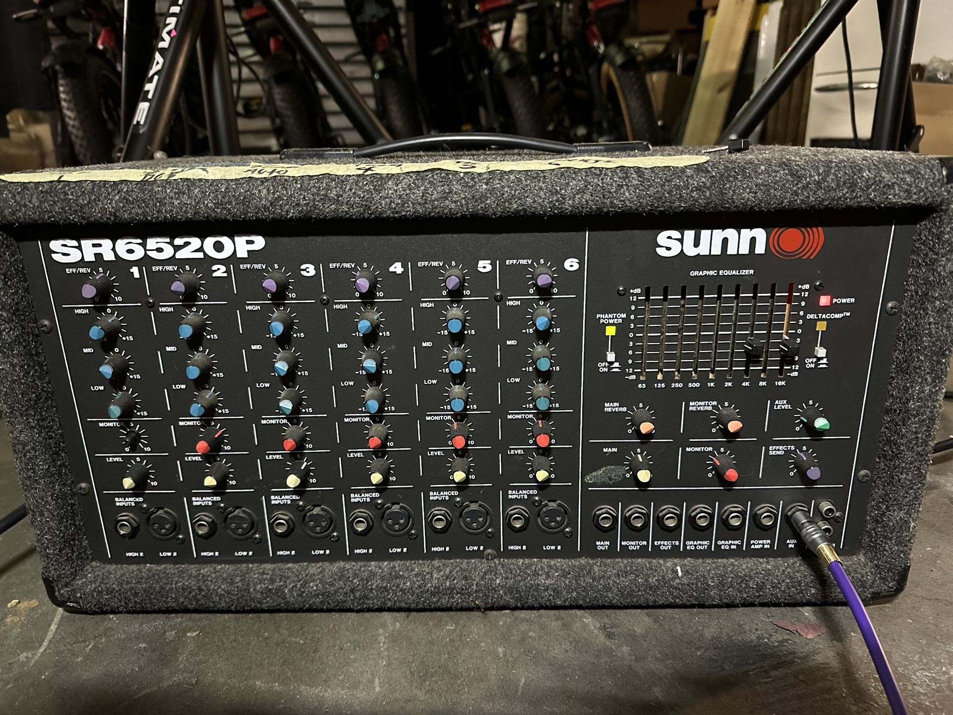 PA system with speakers , mixer, cables, stands in working condition