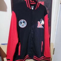 Disney Mickey Mouse Fleece Varsity Unisex Jacket
