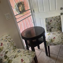 Table And Two chairs 