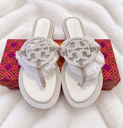 New Tory Burch Sandals Size 8 White
