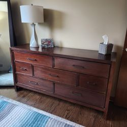 Wood Dresser Set.  3 Pc